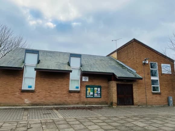 Exterior view of Kings Hall, Charlton Kings